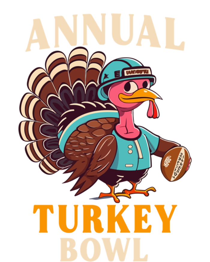 Annual Turkey Bowl Funny Thanksgiving Day Football Rugby Gift T-Shirt