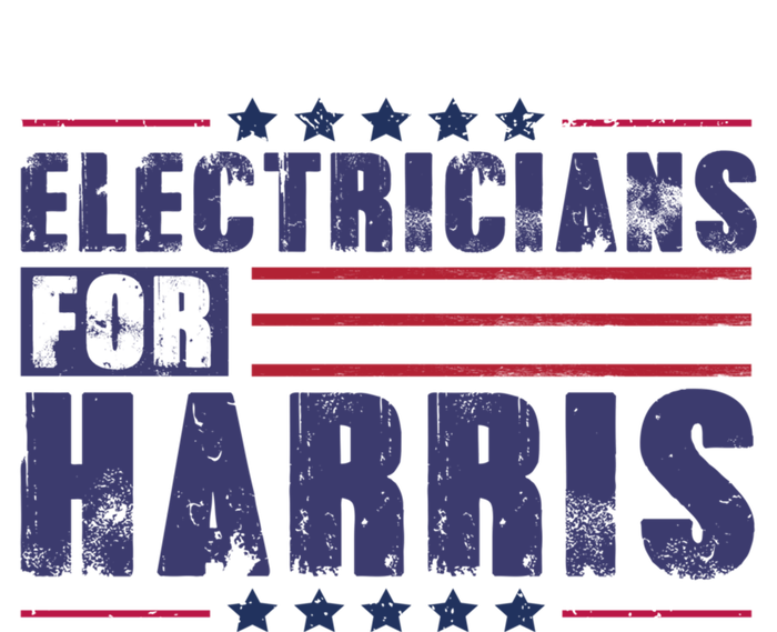 Electricians For Harris President Election 2024 Kamala Cute Gift T-Shirt