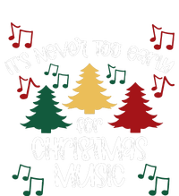 ItS Never Too Early For Christmas Music Teacher Kids Long Sleeve Shirt