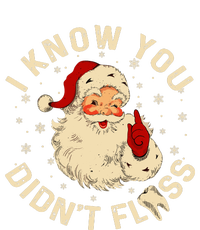 Funny Santa I Know You DidnT Floss Dentist Dental Christmas USA-Made Snowflake Beanie