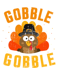 Funny Gobble With Cute Turkey For Thanksgiving Dinner Meaningful Gift Long Sleeve Shirt