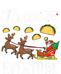 Tacos For Everyone Christmas Taco Funny Xmas Santa Hooded Wearable Blanket