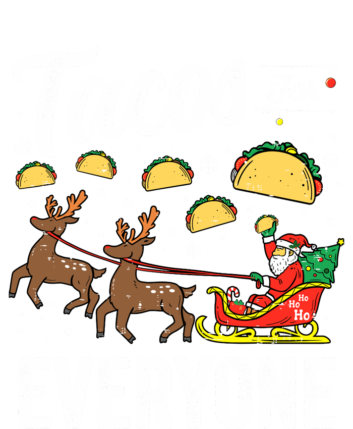 Tacos For Everyone Christmas Taco Funny Xmas Santa Hooded Wearable Blanket