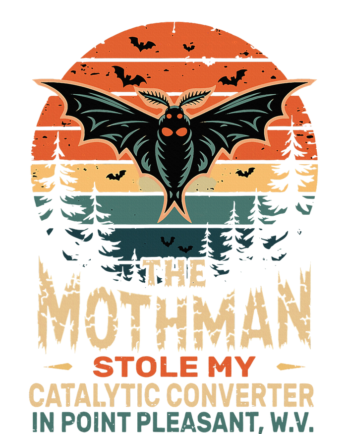 The Mothman Stole My Catalytic Converter In Point Vintage Tall T-Shirt