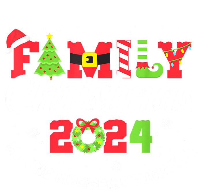 Matching Family Christmas 2024 Outfit Xmas Squad Santa Gift Ladies Long Sleeve Shirt