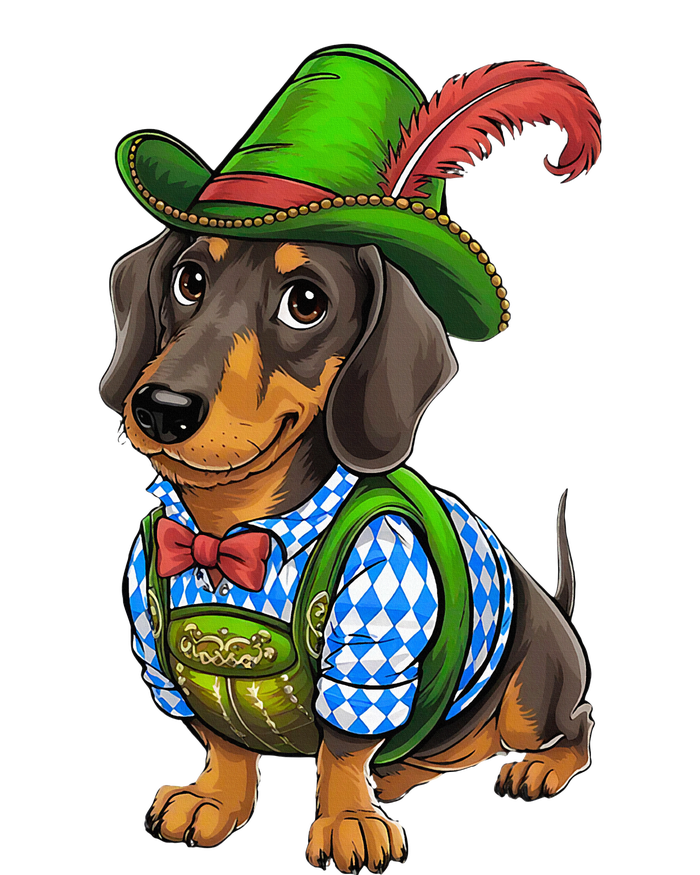 Oktoberfest Dachshund Cute Sausage Dog German Tie-Dye Long Sleeve Shirt