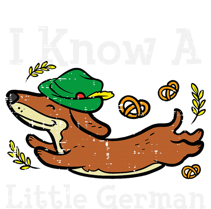 Oktoberfest Dachshund I Know Little German Dog T-Shirt