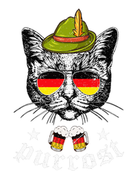 Oktoberfest German Cat Funny Purrost Women Cat Pun USA-Made Snowflake Beanie