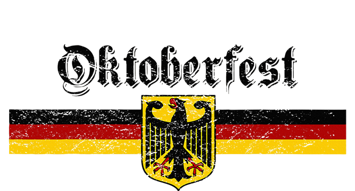 Oktoberfest Vintage German Flag Coat Of Arms Banner Crest T-Shirt