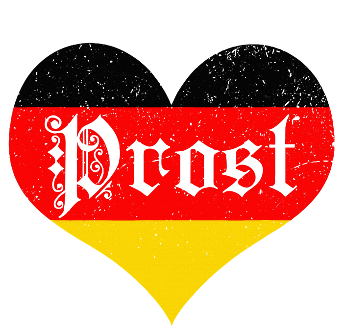 Prost Oktoberfest 2024 German Flag Heart Beer Gift Kids Sweatshirt