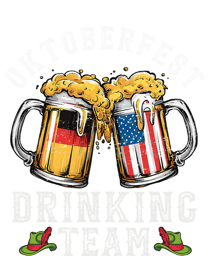 Oktoberfest Squad Drinking Team Beer German American Flag T-Shirt