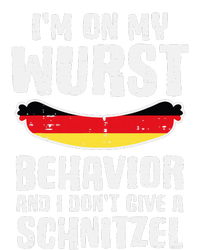 On My Wurst Behavior Dont Give Schnitzel Funny Oktoberfest Performance Long Sleeve Polo