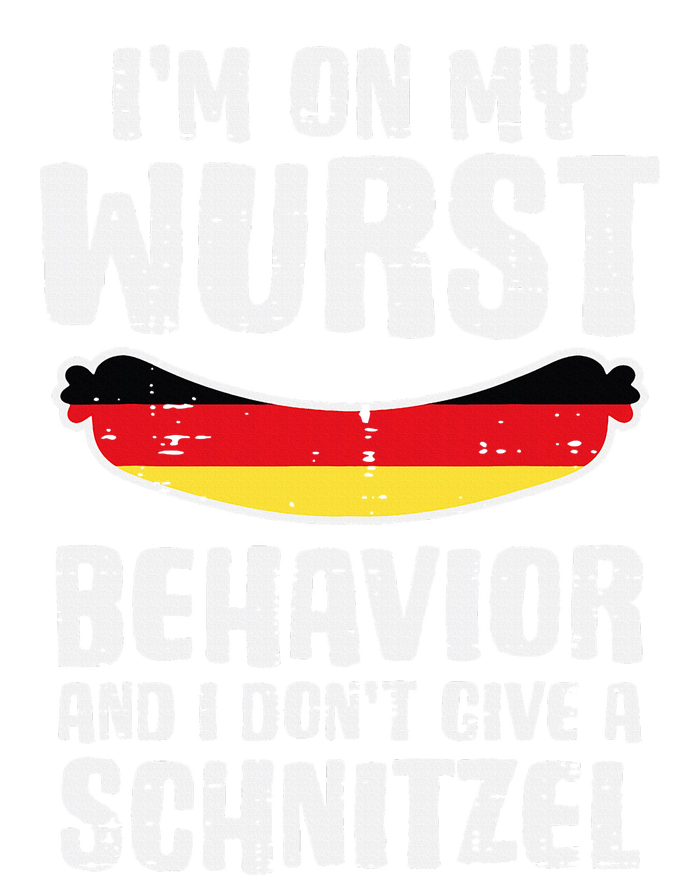 On My Wurst Behavior Dont Give Schnitzel Funny Oktoberfest Performance Long Sleeve Polo