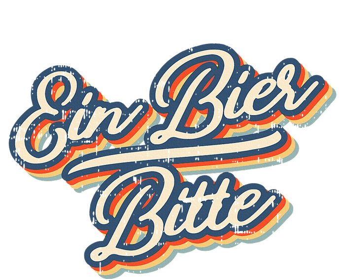 Retro Ein Bier Bitte Funny Vintage Beer German Oktoberfest Sweatshirt