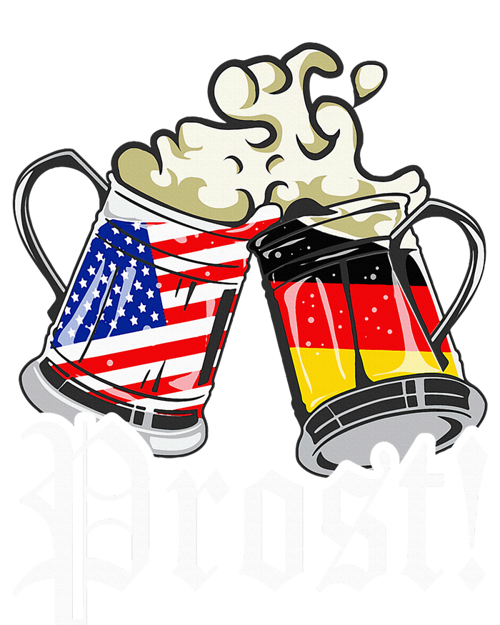 Oktoberfest Prost Usa Germany Flags Women's Pullover Hoodie