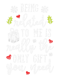 Being Related To Me Funny Christmas Family Xmas Pajamas T-Shirt