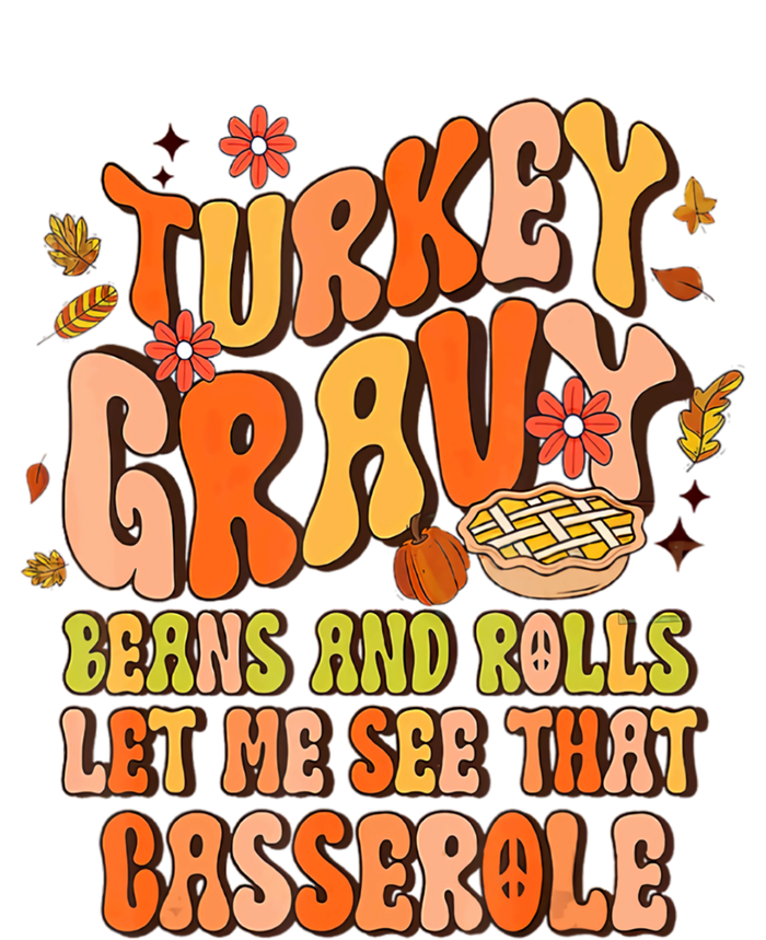 Groovy Turkey Gravy Beans And Rolls Thanksgiving Gift Premium T-Shirt