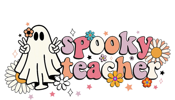 Groovy Halloween Spooky Teacher Trick Or Teach Teacher Premium T-Shirt