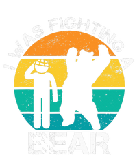 I Was Fighting A Bear Funny Head Injury Concussion Retro T-Shirt