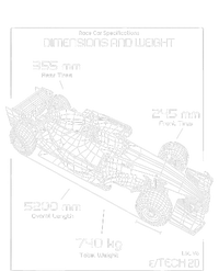 Formula Racing Car Schematic Engineer Team Fan Wool Snapback Cap