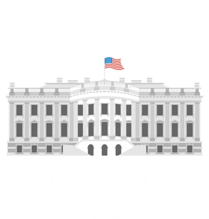 I Love Madam Vice President Gift Women's V-Neck T-Shirt