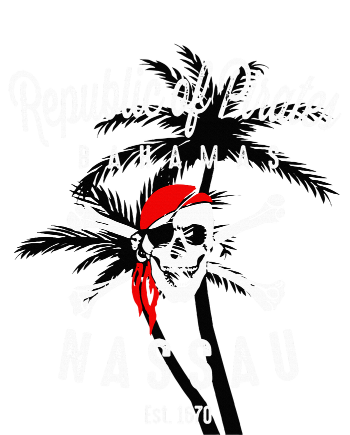 Republic Of Pirates Nassau Bahamas Vintage Summer Mesh Reversible Basketball Jersey Tank