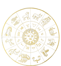 Vintage Astrology Zodiac Wheel Star Sign Tall T-Shirt