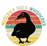 Retro Muscovy Duck Whisperer Funny Farmer Muscovy Duck Gift Women's Perfect Tri Tunic Long Sleeve Shirt