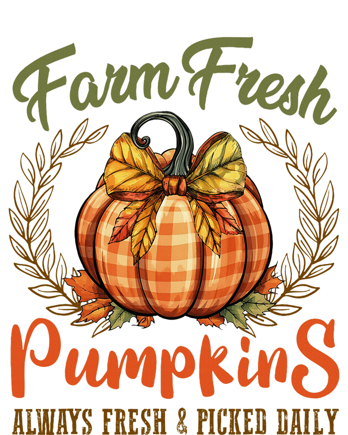 Farm Fresh Pumpkins Fun Autumn Halloween Thanksgiving Fall T-Shirt