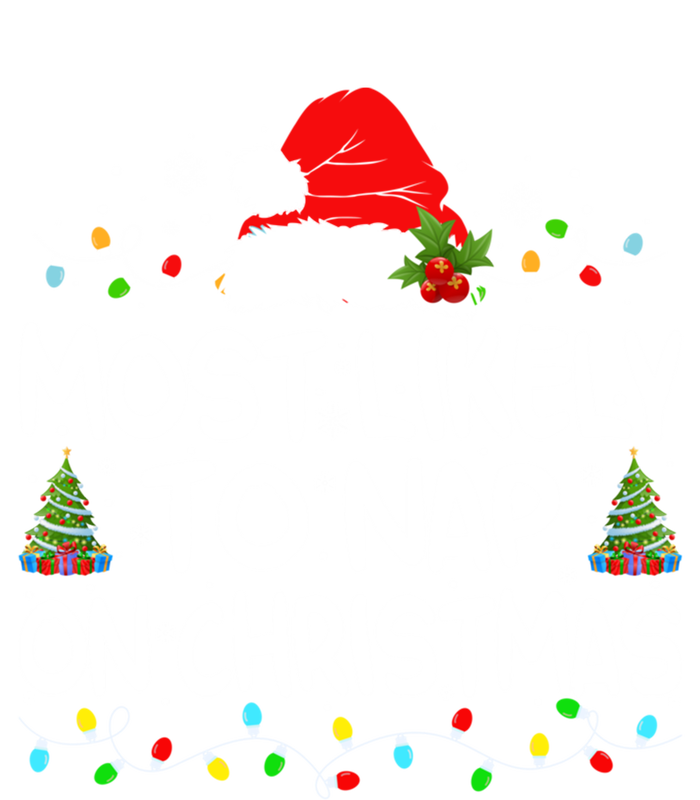 Most Likely To Nap On Christmas Matching Family Christmas Toddler Long Sleeve Shirt