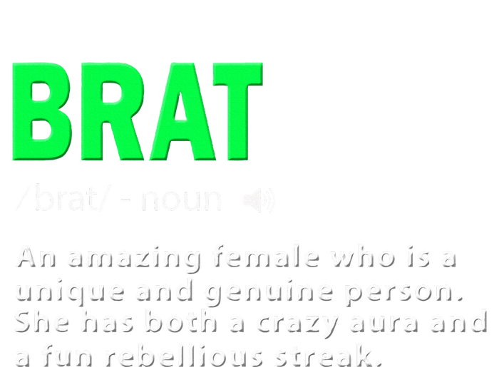 Green Brat Amazing Female Crazy Aura Rebellious Brat 16 in Basic Backpack