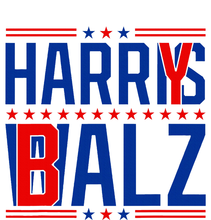 Funny Harris Walz 24 Harry Balz 2024 Meme Democratics Vote Crop Fleece Hoodie