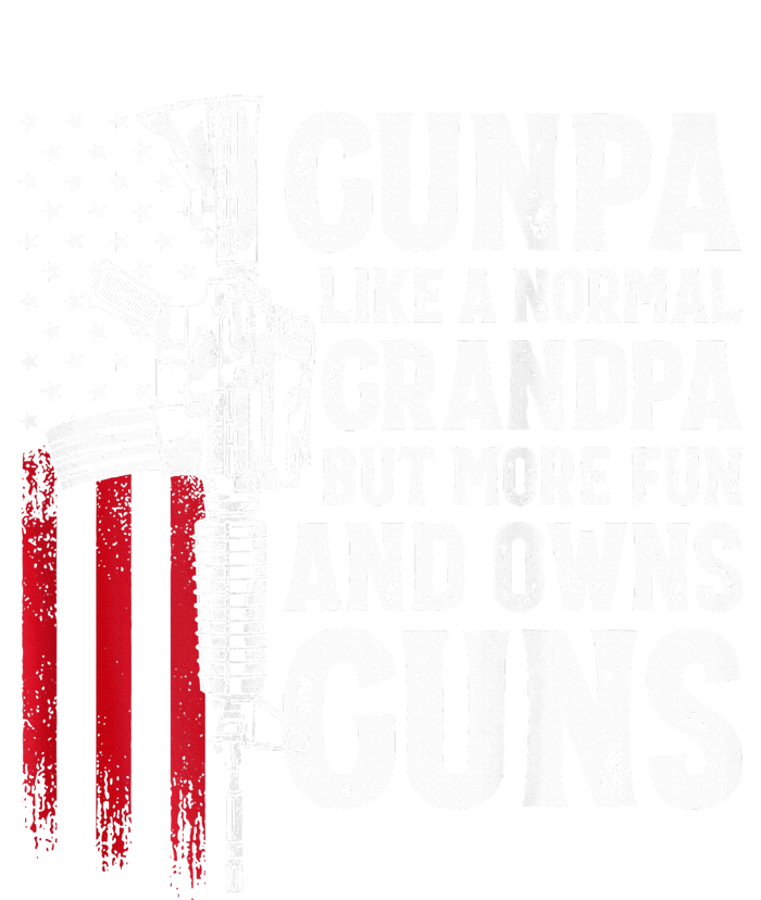 Gunpa Like A Normal Grandpa Fun And Owns Guns Pom Pom 12in Knit Beanie