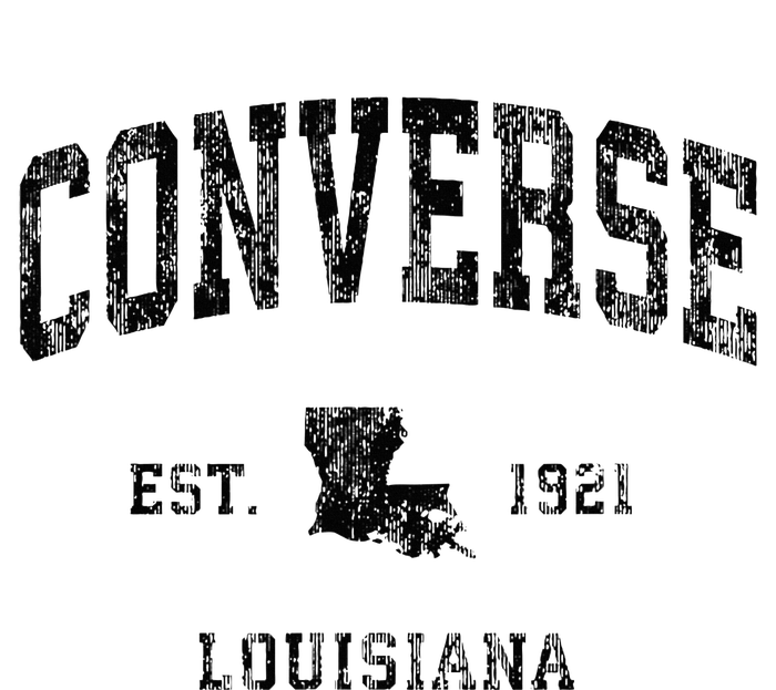 Louisiana La Vintage Athletic Black Sports Design T-Shirt