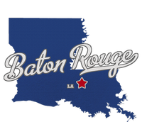 Baton Rouge Louisiana La Map Premium Hoodie