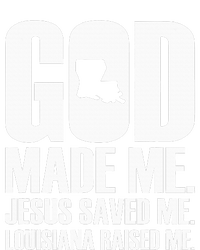 God Made Me. Jesus Saved Me. Louisiana Raised Me. Zip Tote Bag