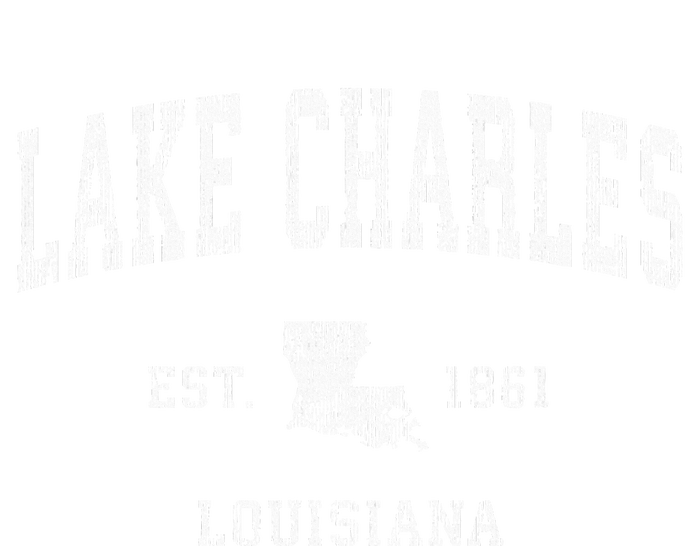 Lake Charles Louisiana La Vintage Athletic Sports Design Women’s Perfect Tri Rocker Tank