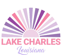 Lake Charles Louisiana Sunset Retro City State Love Womens California Wash Sweatshirt