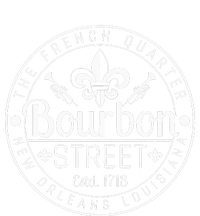 Bourbon Street French Quarter New Orleans Louisiana Est 1718 Women's Fleece Hoodie