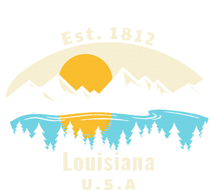 Louisiana Mountain Nature Sunset River Camping Hiking Sustainable Bucket Hat