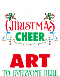 Art Teacher Gift Ugly Sweater Christmas Cheer Artist T-Shirt