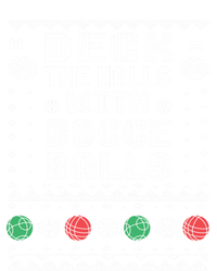 Bocce Balls Ugly Christmas Pattern Italian Gift Women's Racerback Tank