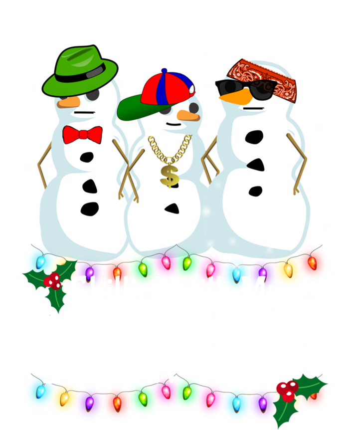 Funny Snowman Gift Christmas Chillin With My Snowmies Sustainable Beanie