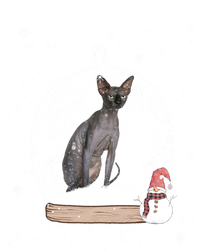 Christmas Black Sphynx Cat Snow Globe Gift T-Shirt