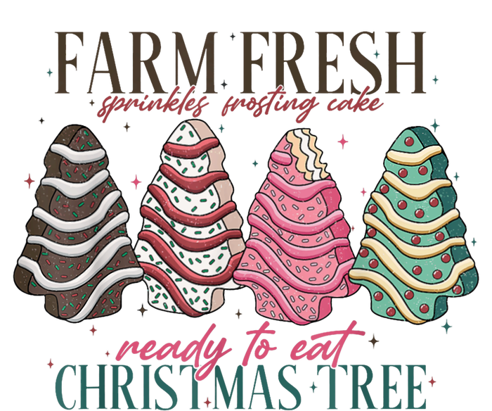 Farm Fresh Christmas Tree Cakes Funny Tree Farm Xmas Pajamas Metallic Star Ornament