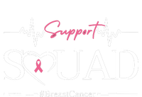 Breast Cancer Squad With Heart And Ribbon Sustainable Beanie