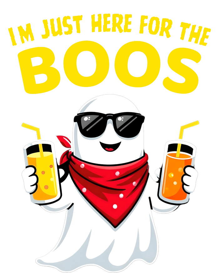 Im Just Here For The Boos Funny Halloween Adult ChromaSoft Performance T-Shirt