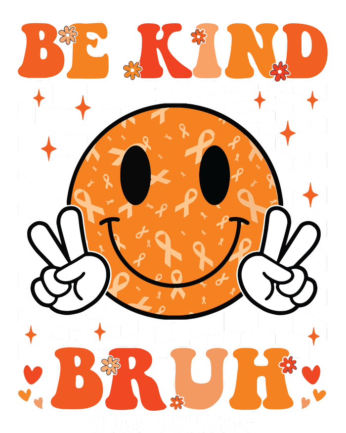 Unity Day Orange Anti Bullying Be Kind Bruh Kindness Women's Knotted Racerback Tank