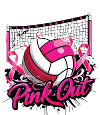 Volleyball Out Breast Cancer Awareness Ribbon T-Shirt