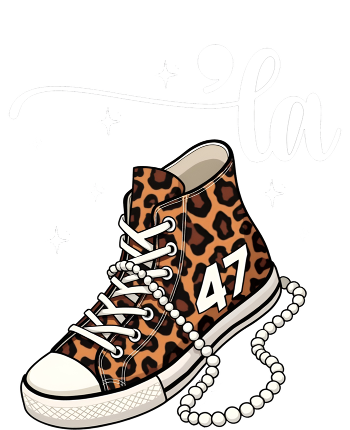 Kamala Harris Chucks And Pearls Comma La And Cute Gift T-Shirt